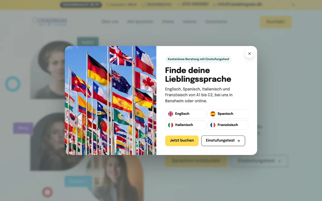 Webseite von Casalenguas Bensheim