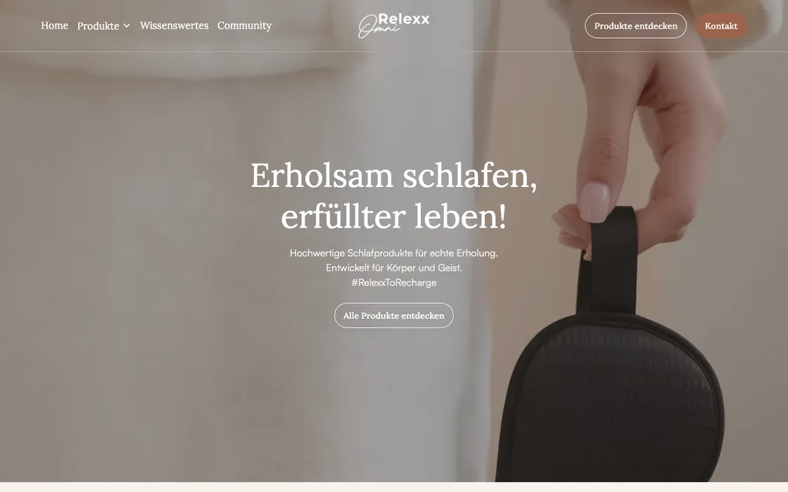 Webseite von Omnirelexx