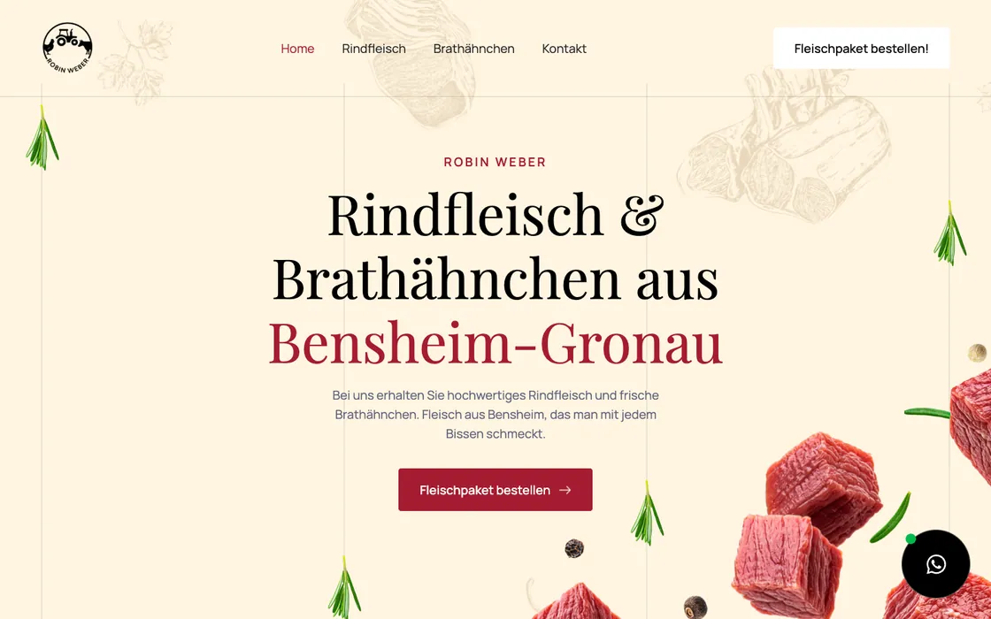 Webseite von Robin Weber